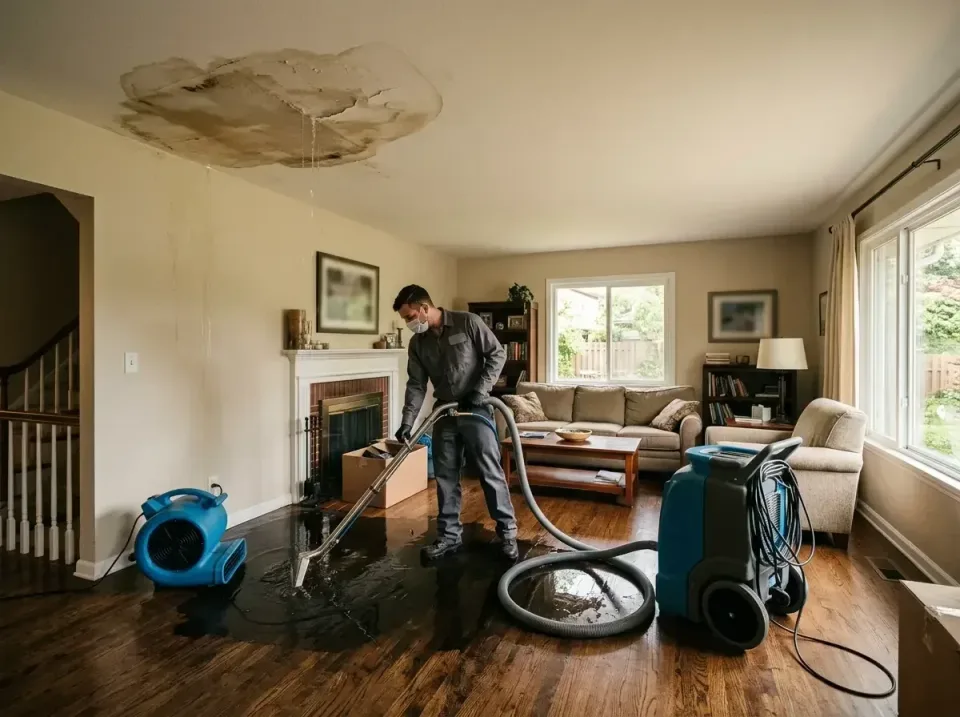 attic-pipe-burst-ceiling-drip-008 — frequently asked questions, Water Damage Restoration & Carpet Care in Des Plaines, IL